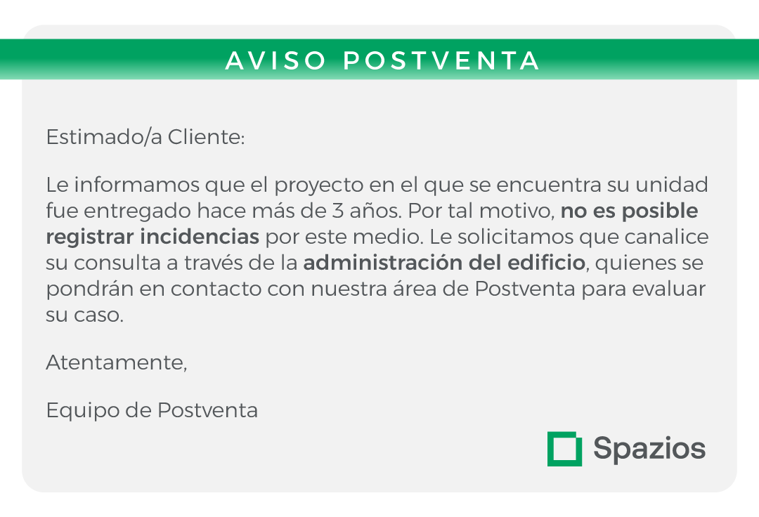 Fuera de garantía